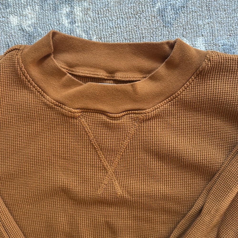 Mate the Label long sleeve waffle shirt